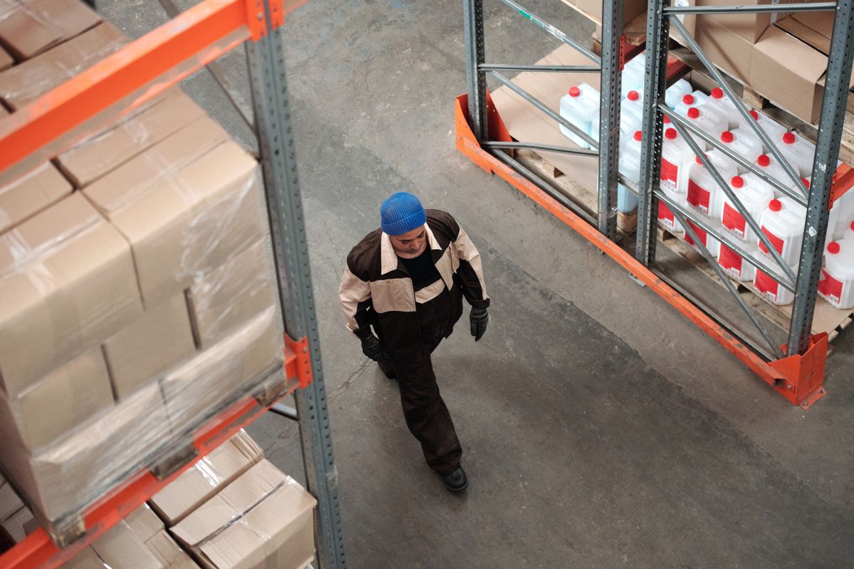 Warehouse floor inspection